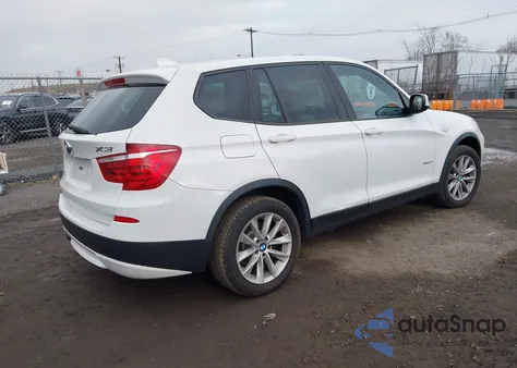 2013 BMW X3 xDrive28I из США, поврежденный, VIN 5UXWX9C51D0A26082